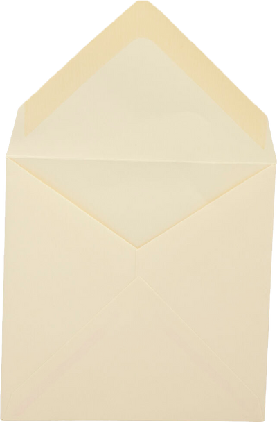 Natural 24lb 5 x 5 Square V Flap Envelopes
