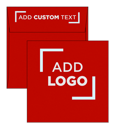 Red 24lb 6 x 6 Square Envelopes