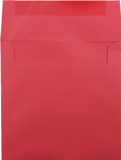 Red 24lb 8 1/2 x 8 1/2 Square Envelopes