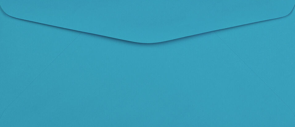 Bright Blue 24lb #9 Regular Envelopes (3 7/8 x 8 7/8)