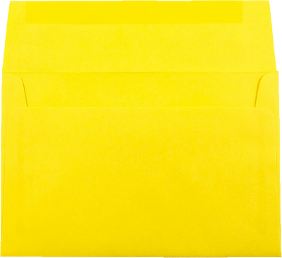 Yellow 24lb A10 Invitation Envelopes (6 x 9 1/2)