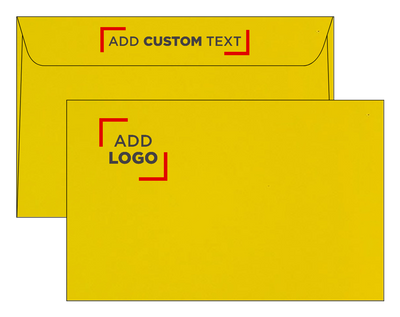 Yellow 24lb A10 Invitation Envelopes (6 x 9 1/2)