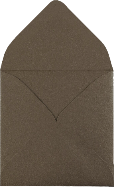 Brown Kraft 24lb 3 1/8 x 3 1/8 Square Envelopes