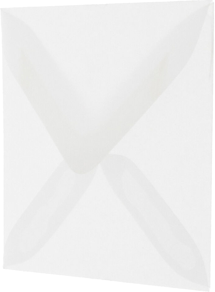 Clear Translucent 28lb 3 1/8 x 3 1/8 Square Envelopes