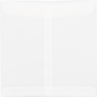 Clear Translucent 30lb 9 1/2 x 9 1/2 Square Envelopes