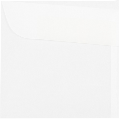 Clear Translucent 30lb 9 1/2 x 9 1/2 Square Envelopes