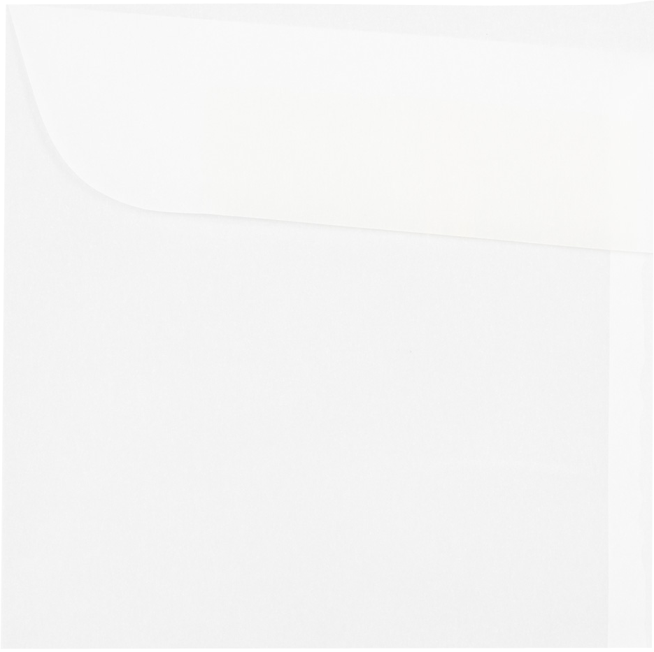 Clear Translucent 30lb 9 1/2 x 9 1/2 Square Envelopes