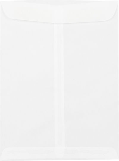 Clear Translucent 30lb 9 x 12 Open End Envelopes