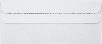 White with Security Tint 24lb #10 Window Envelopes (4 1/8 x 9 1/2) with Simple Seal