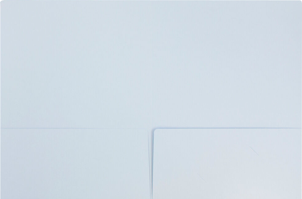 Baby Blue 9 x 12 Matte Folders