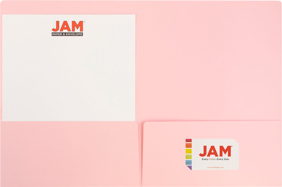 Baby Candy Pink 9 x 12 Matte Folders