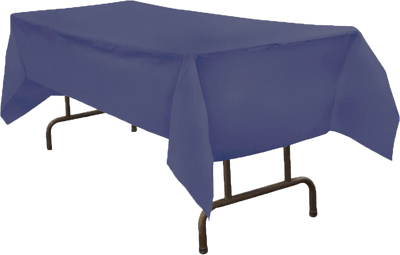 Blue 54 x 108 Plastic Tablecover