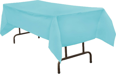 Sea Blue 54 x 108 Plastic Tablecover