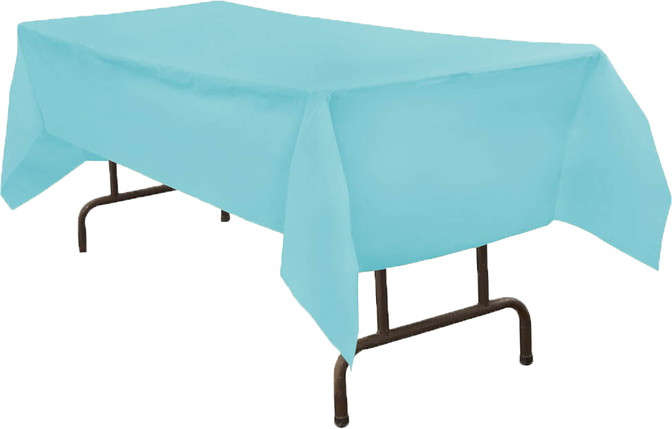 Sea Blue 54 x 108 Plastic Tablecover