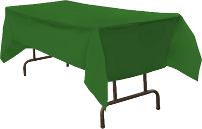 Green 54 x 108 Plastic Tablecover