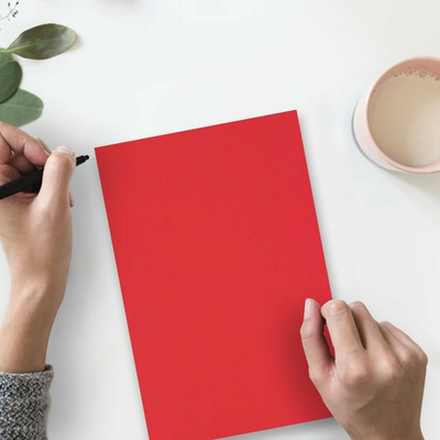 Ruby Red 130lb 8 1/2 x 11 Cardstock