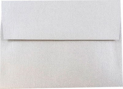 Silver Metallic 32lb A6 Invitation Envelopes (4 3/4 x 6 1/2)