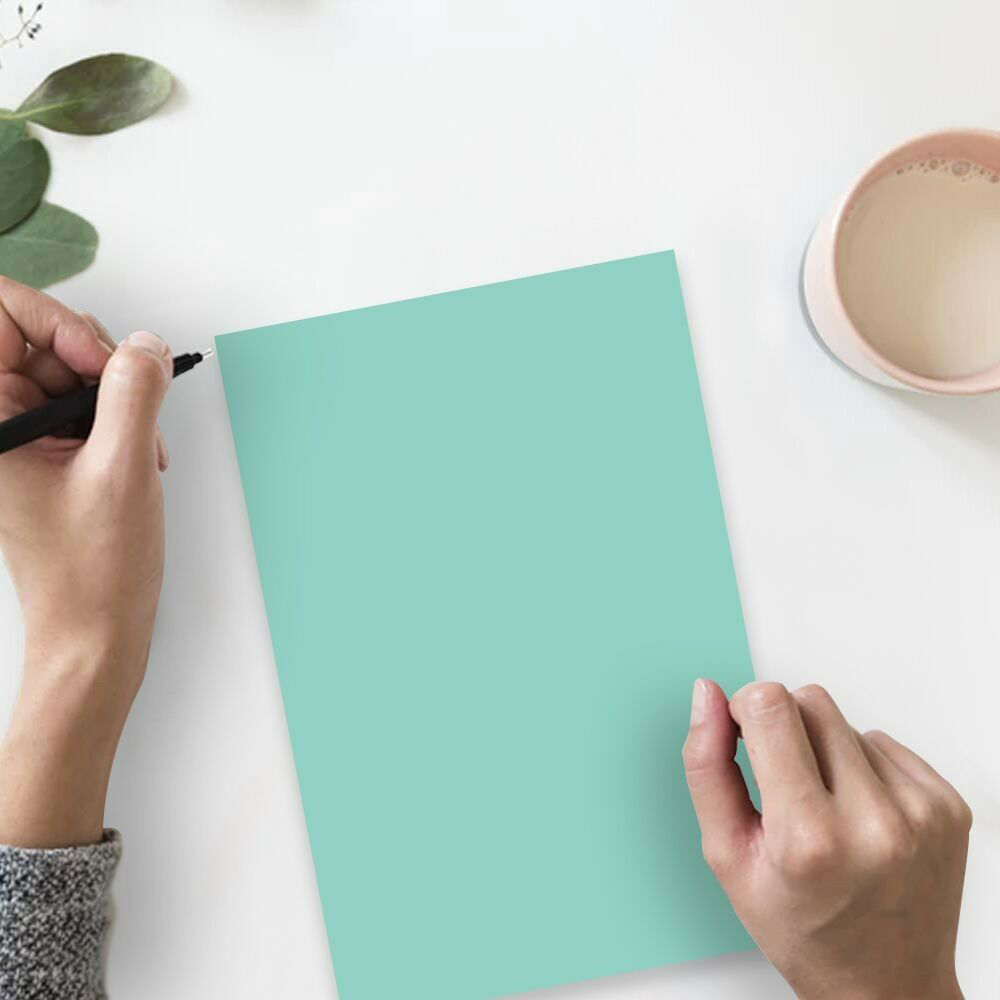 Turquoise Blue 130lb 8 1/2 x 11 Cardstock