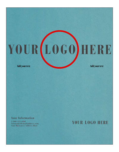 Turquoise Blue 130lb 8 1/2 x 11 Cardstock