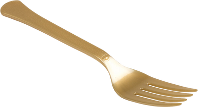 Gold Plastic Forks - 50 Pack
