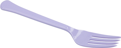 Light Purple Lilac Plastic Forks - 50 Pack