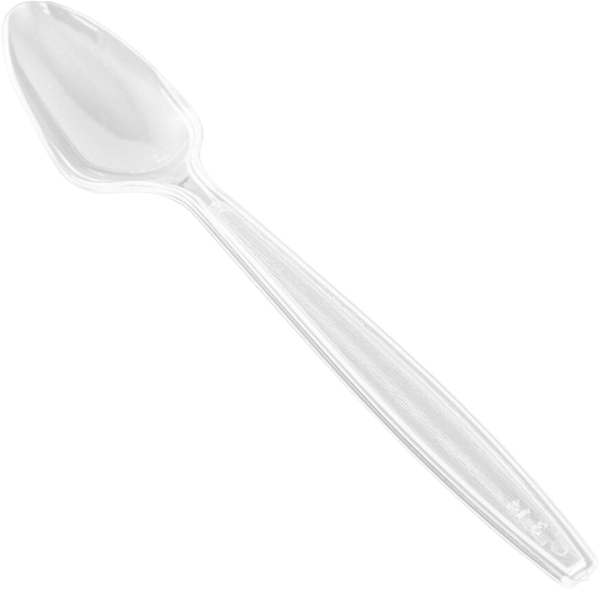 Clear Plastic Spoons - 100 Pack