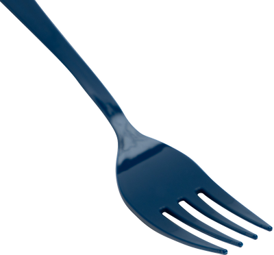 Navy Blue Plastic Forks - 50 Pack