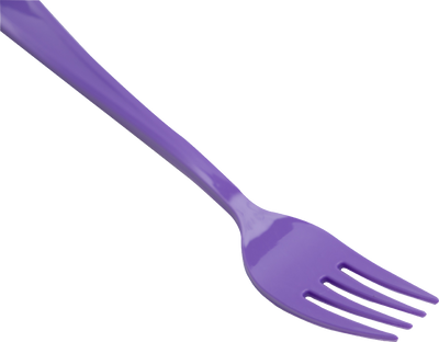 Purple Plastic Forks - 50 Pack