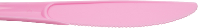 Baby Pink Plastic Knives - 50 Pack
