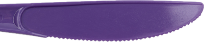 Violet Purple Plastic Knives - 50 Pack