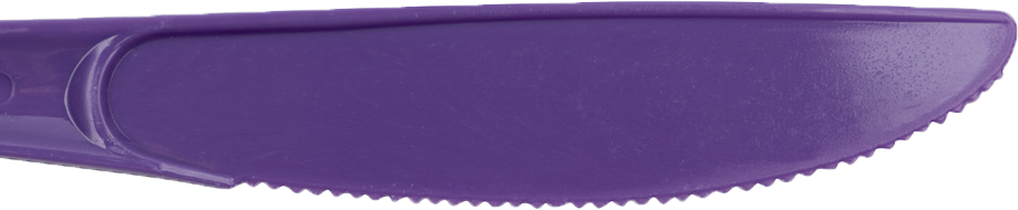 Violet Purple Plastic Knives - 50 Pack