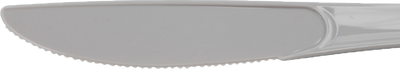 Silver Plastic Knives - 50 Pack