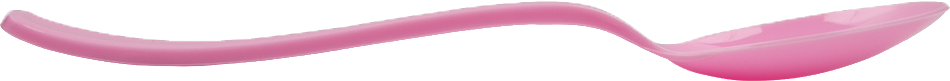Baby Pink Plastic Spoons - 50 Pack