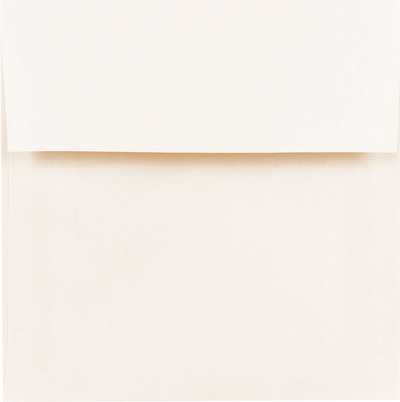 Natural 24lb Strathmore 6 1/2 x 6 1/2 Square Premium Envelopes