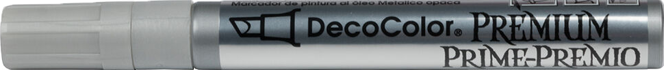 Silver Opaque Chisel Tip Paint Marker