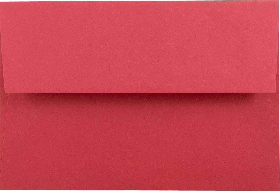 Red 24lb A8 Invitation Envelopes (5 1/2 x 8 1/8)