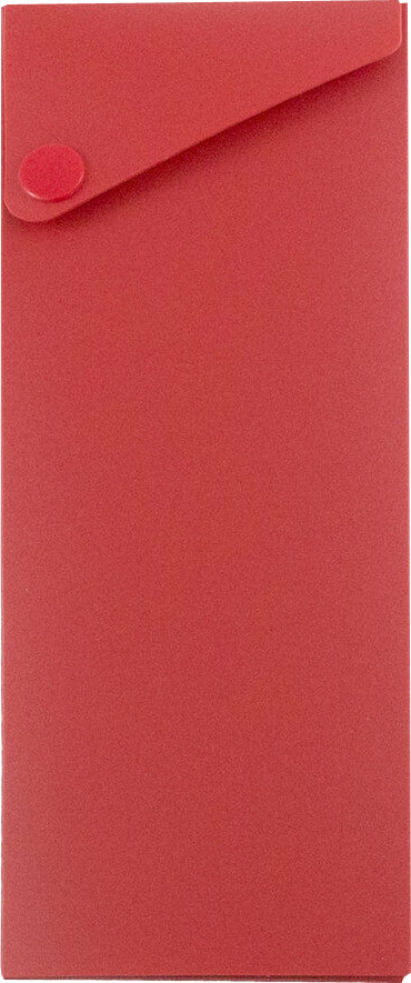 Red Sliding Pencil Case