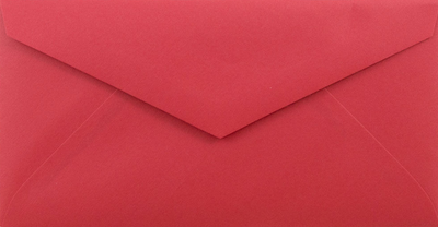 Red 24lb #7 3/4 Monarch Envelopes (3 7/8 x 7 1/2)
