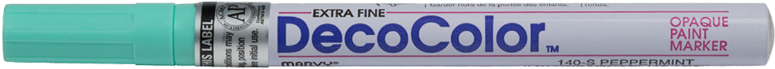 Peppermint Opaque Extra Fine Line Paint Marker