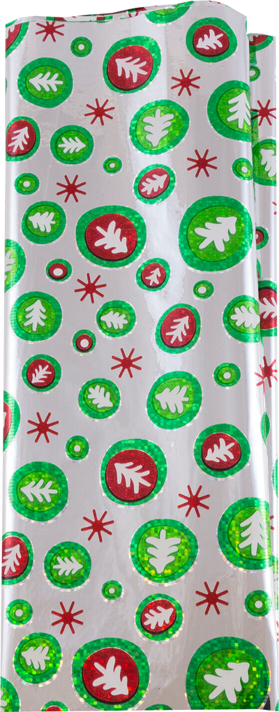 Holographic Christmas Trees Tissue Paper (20 x 26) - 3 Sheets