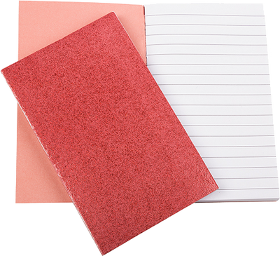 Red 3 1/2 x 5 1/2 Glitter Pocket Journals - 2 Pack