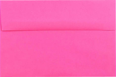 Fuchsia Pink Magenta 32lb A8 Invitation Envelopes (5 1/2 x 8 1/8)