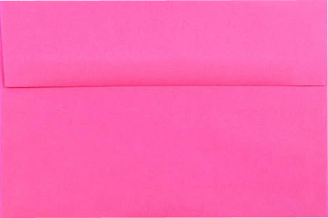 Fuchsia Pink Magenta 32lb A8 Invitation Envelopes (5 1/2 x 8 1/8)