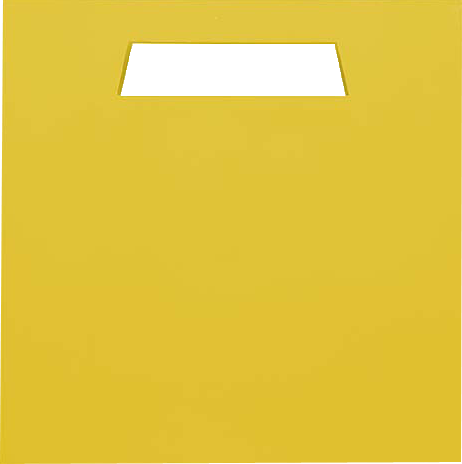 Yellow Large Glossy Gift Bags with Die-Cut Handles (15 x 15 x 5 1/2)