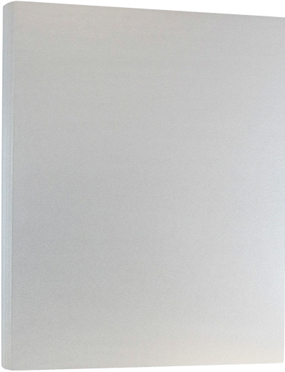 Silver Metallic 105lb 8 1/2 x 11 Cardstock