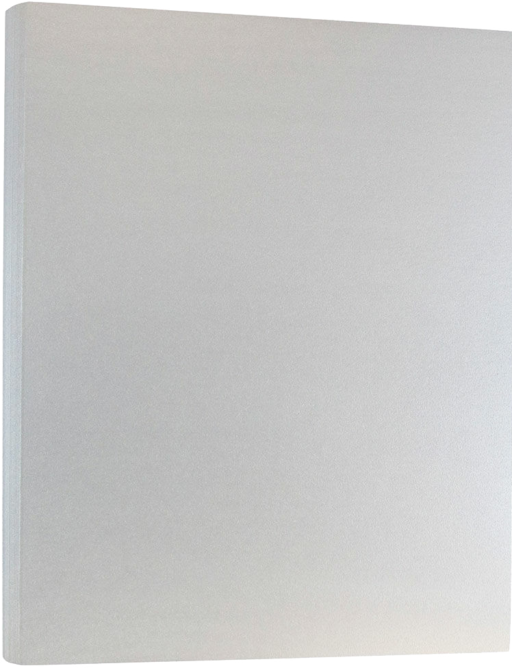 Silver Metallic 105lb 8 1/2 x 11 Cardstock