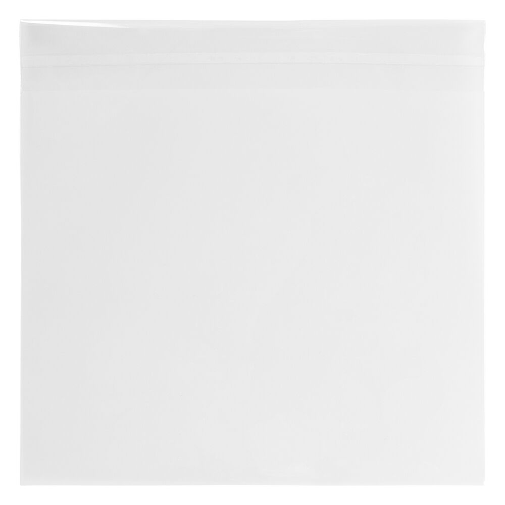 Clear 1.6mil 3 1/4 x 3 1/4 Square Envelopes with Peel & Seal