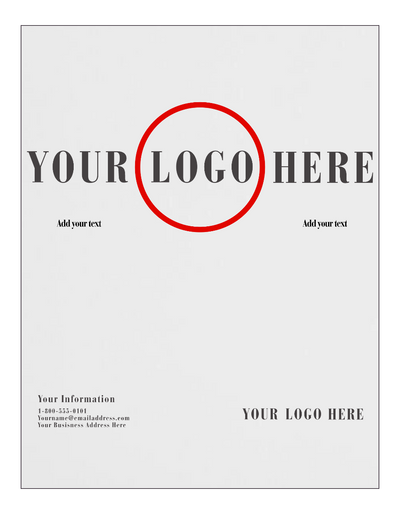 Bright White 24lb Strathmore 8 1/2 x 11 Letterhead Premium Paper
