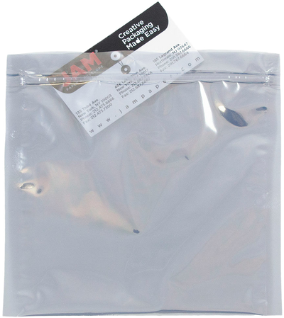 Clear Foil 32lb 6 x 6 Square Envelopes with Zip Lock