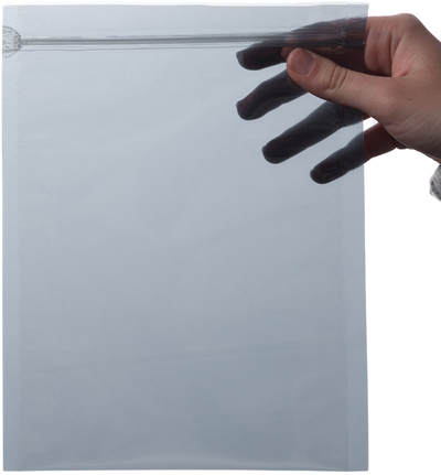 Clear Foil 32lb 6 x 8 Open End Envelopes with Zip Lock